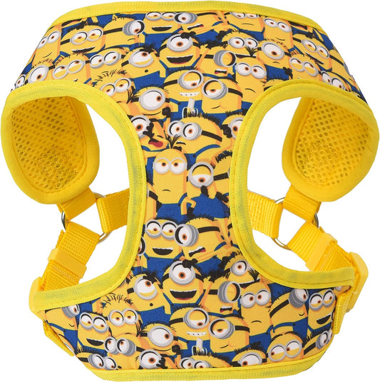 Minions Dog Harness, Medium, Yellow, More than a Minion | Comfortable Mesh No-Pull Dog Harness| Gifts for Minions Fans and Their Pets | Officially Licensed Pet Product from Universal Studios